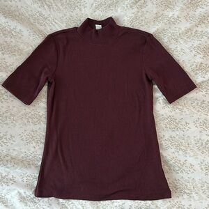 New Joie Burgundy Top